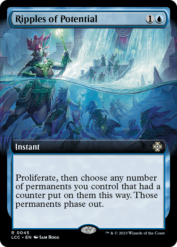 Ripples of Potential (Extended Art) [The Lost Caverns of Ixalan Commander] | Exor Games Truro