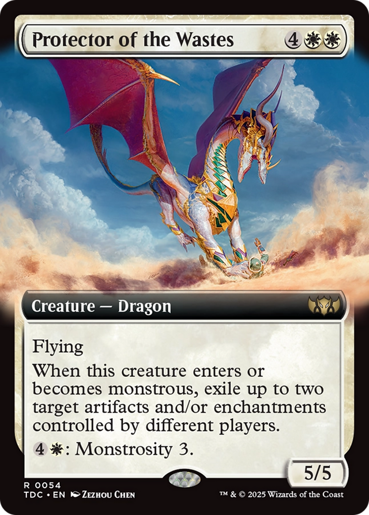 Protector of the Wastes (Extended Art) [Tarkir: Dragonstorm Commander] | Exor Games Truro