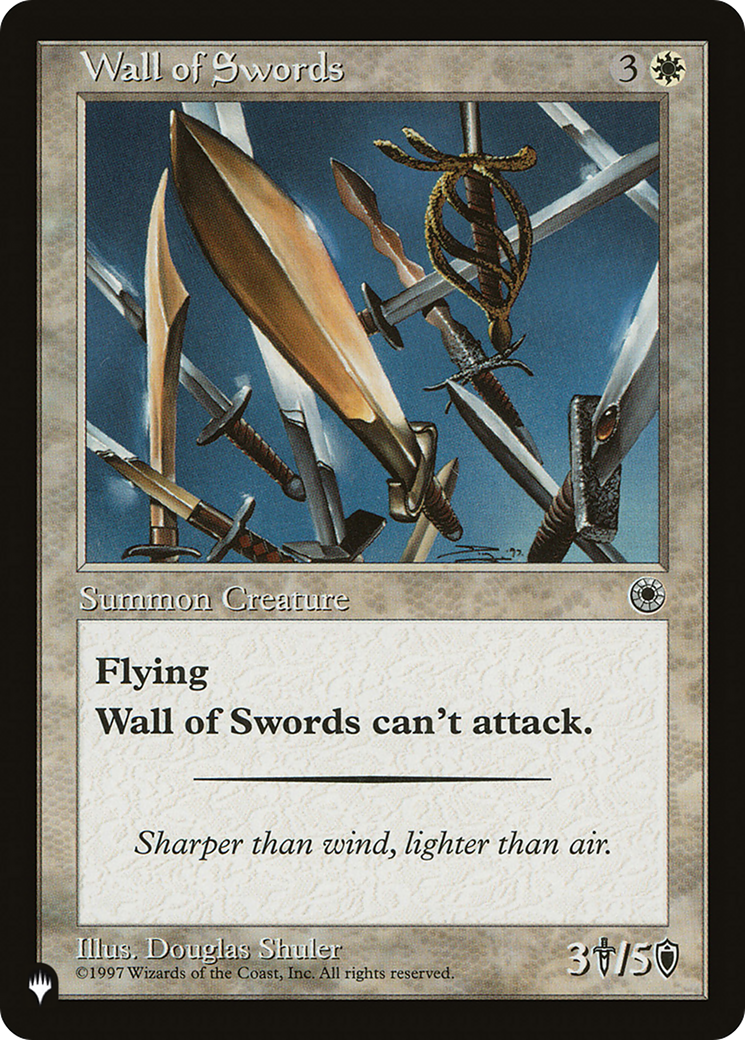 Wall of Swords [The List] | Exor Games Truro