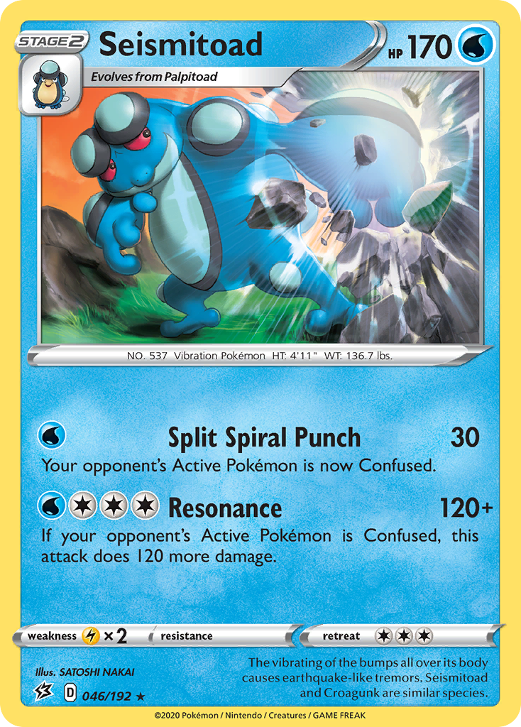 Seismitoad (046/192) [Sword & Shield: Rebel Clash] | Exor Games Truro