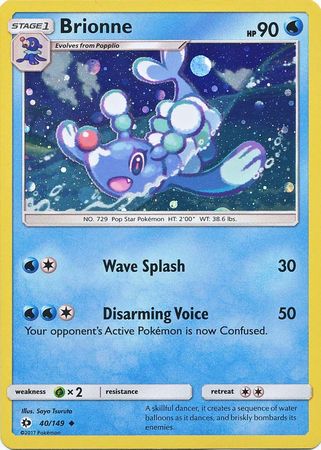 Brionne (40/149) (Cosmos Holo) [Sun & Moon: Base Set] | Exor Games Truro