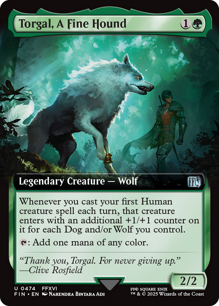 Torgal, A Fine Hound (Extended Art) [FINAL FANTASY] | Exor Games Truro
