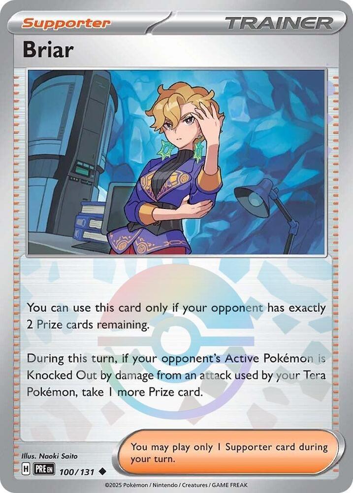 Briar (100/131) (Poke Ball Pattern) [Scarlet & Violet: Prismatic Evolutions] | Exor Games Truro