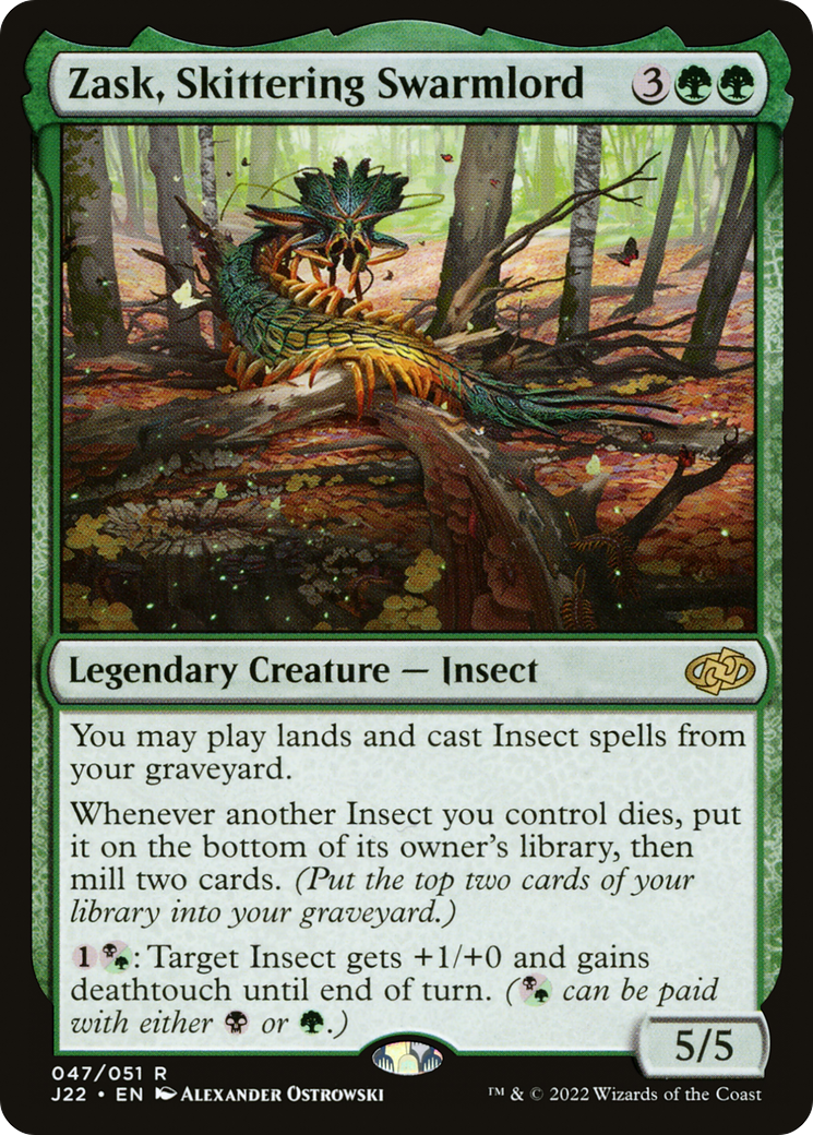 Zask, Skittering Swarmlord [Jumpstart 2022] | Exor Games Truro