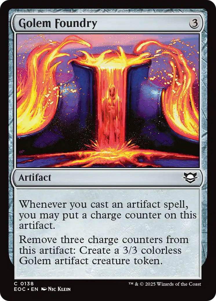 Golem Foundry [Edge of Eternities Commander] | Exor Games Truro