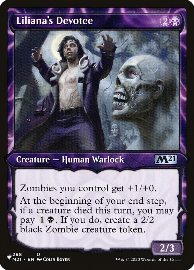Liliana's Devotee (Showcase) [The List] | Exor Games Truro