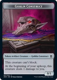 Goblin Construct // Kor Warrior Double-Sided Token [Zendikar Rising Tokens] | Exor Games Truro