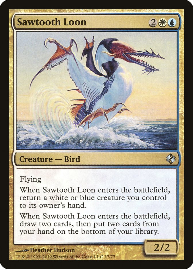 Sawtooth Loon [Duel Decks: Venser vs. Koth] | Exor Games Truro