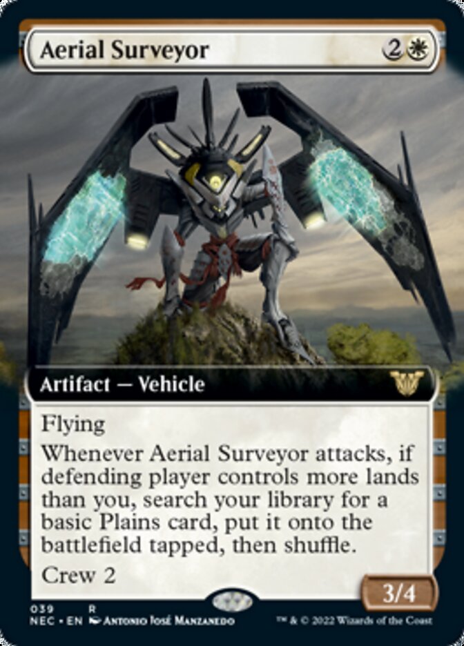 Aerial Surveyor (Extended Art) [Kamigawa: Neon Dynasty Commander] | Exor Games Truro