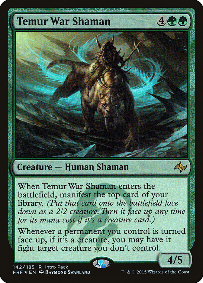 Temur War Shaman (Intro Pack) [Fate Reforged Promos] | Exor Games Truro