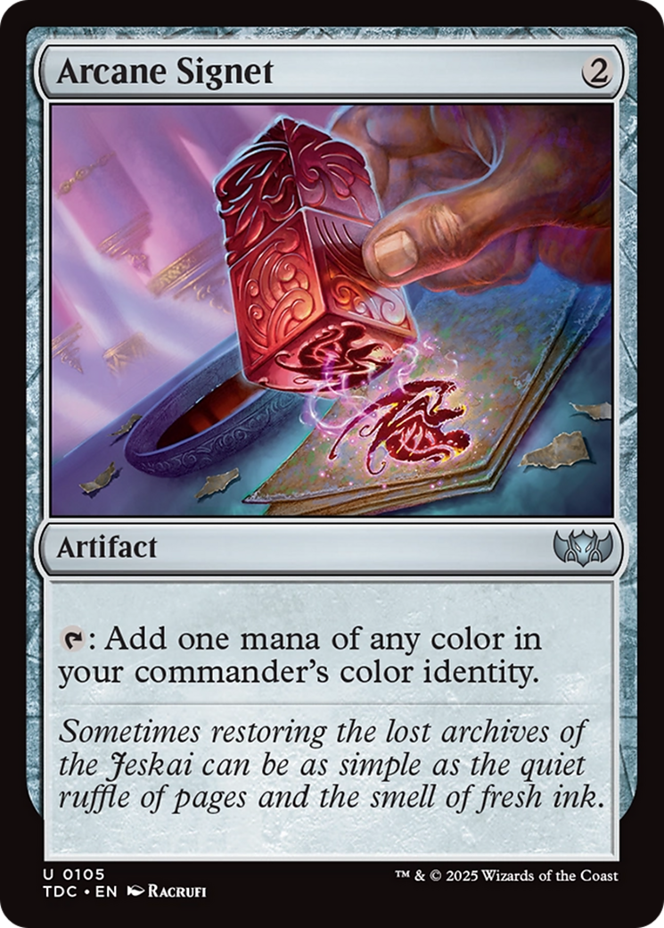 Arcane Signet [Tarkir: Dragonstorm Commander] | Exor Games Truro