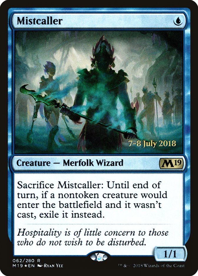 Mistcaller [Core Set 2019 Prerelease Promos] | Exor Games Truro