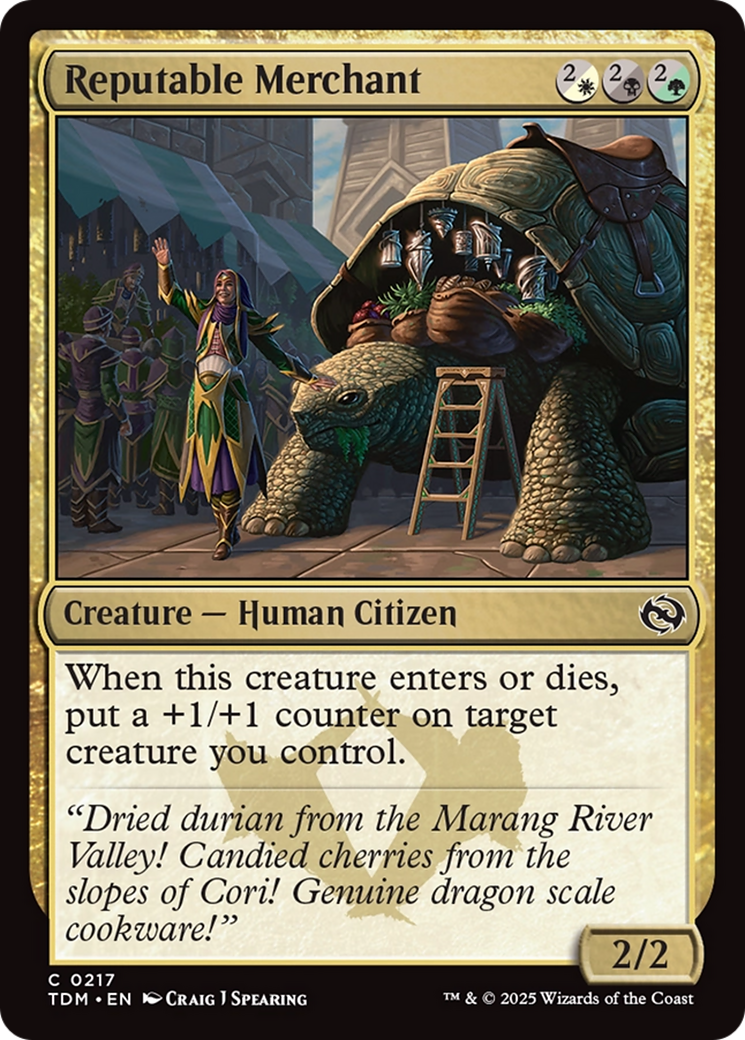 Reputable Merchant [Tarkir: Dragonstorm] | Exor Games Truro