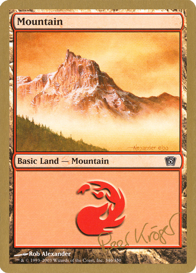 Mountain (pk346) (Peer Kroger) [World Championship Decks 2003] | Exor Games Truro