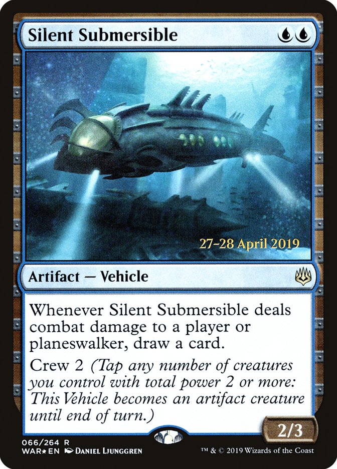 Silent Submersible [War of the Spark Prerelease Promos] | Exor Games Truro