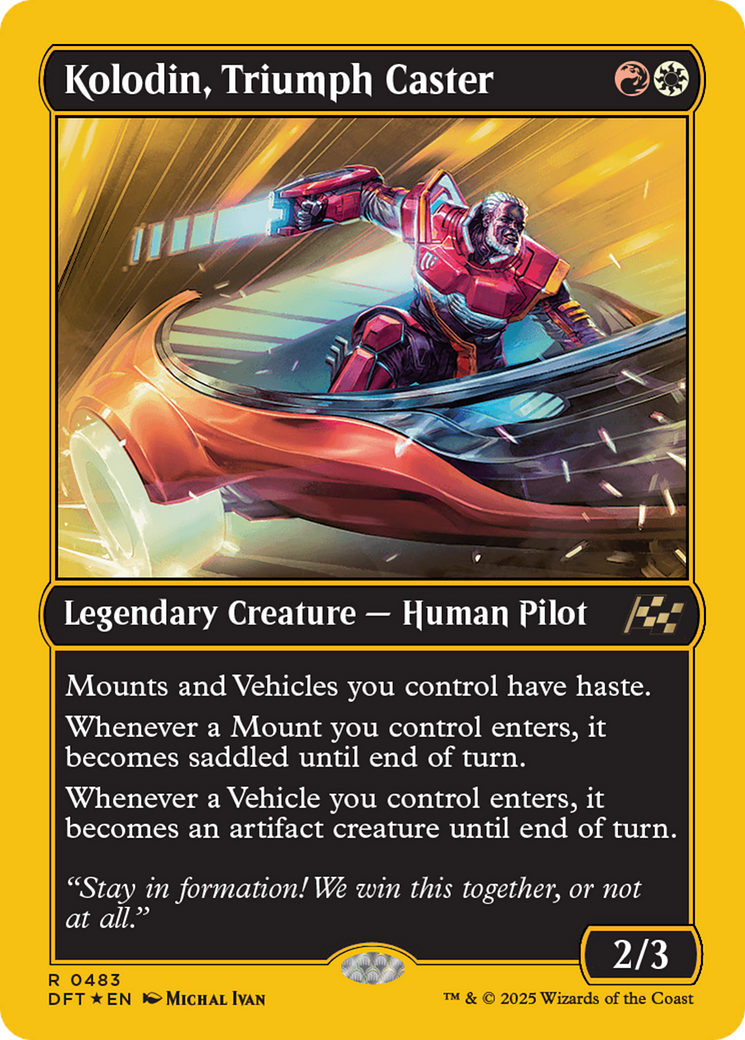 Kolodin, Triumph Caster (First-Place Foil) [Aetherdrift] | Exor Games Truro