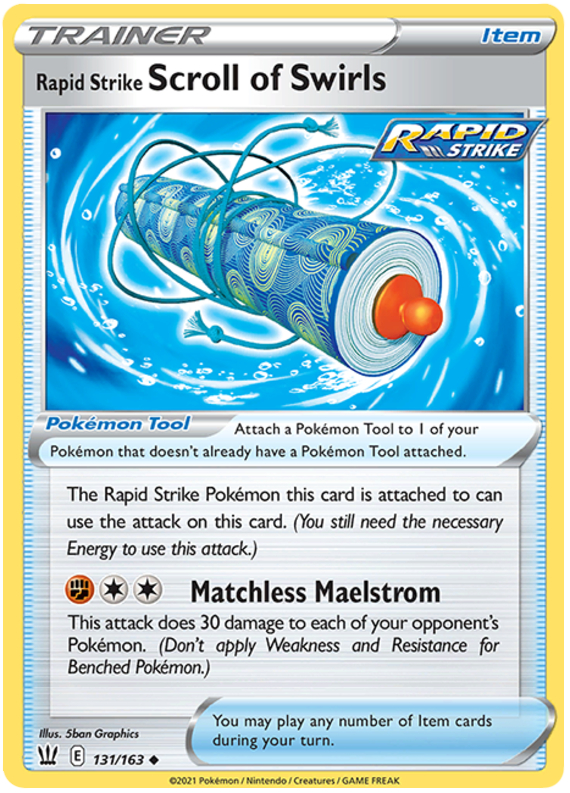 Rapid Strike Scroll of Swirls (131/163) [Sword & Shield: Battle Styles] | Exor Games Truro