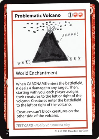 Problematic Volcano (2021 Edition) [Mystery Booster Playtest Cards] | Exor Games Truro