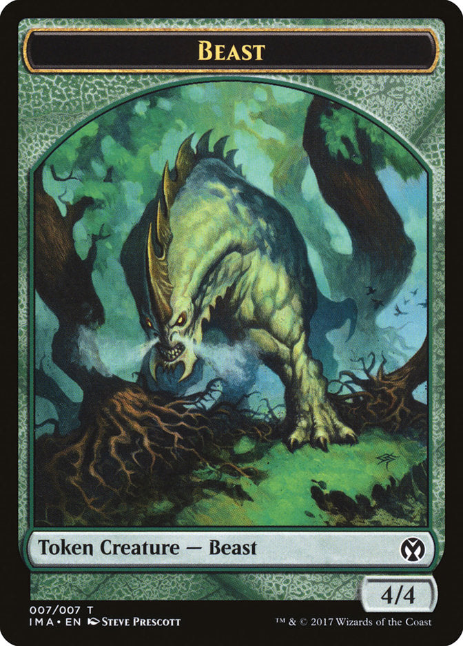 Beast Token [Iconic Masters Tokens] | Exor Games Truro