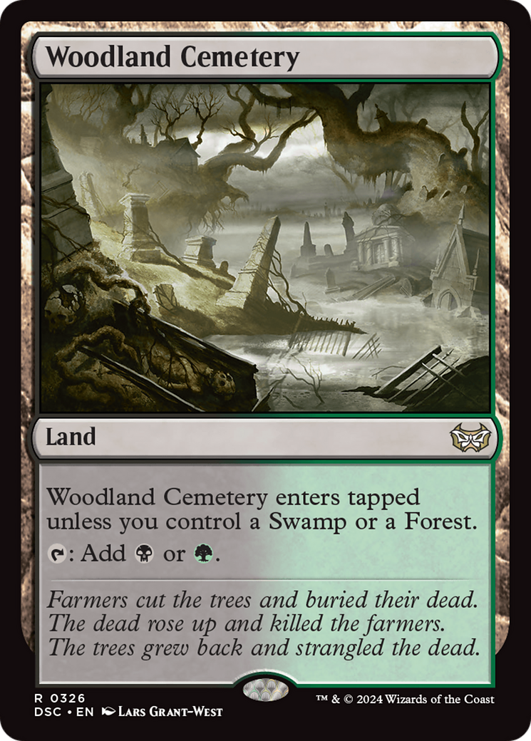 Woodland Cemetery [Duskmourn: House of Horror Commander] | Exor Games Truro