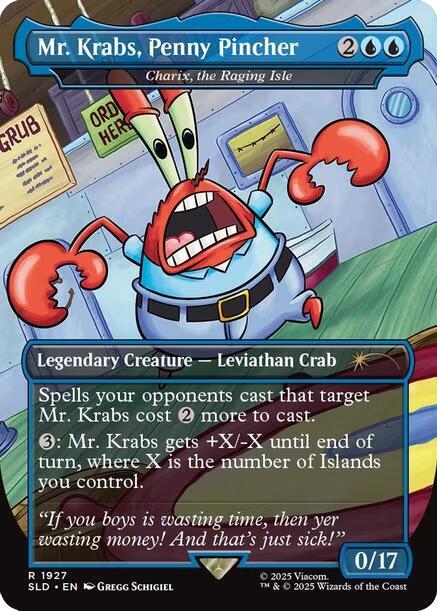 Mr. Krabs, Penny Pincher - Charix, the Raging Isle [Secret Lair Drop Series] | Exor Games Truro