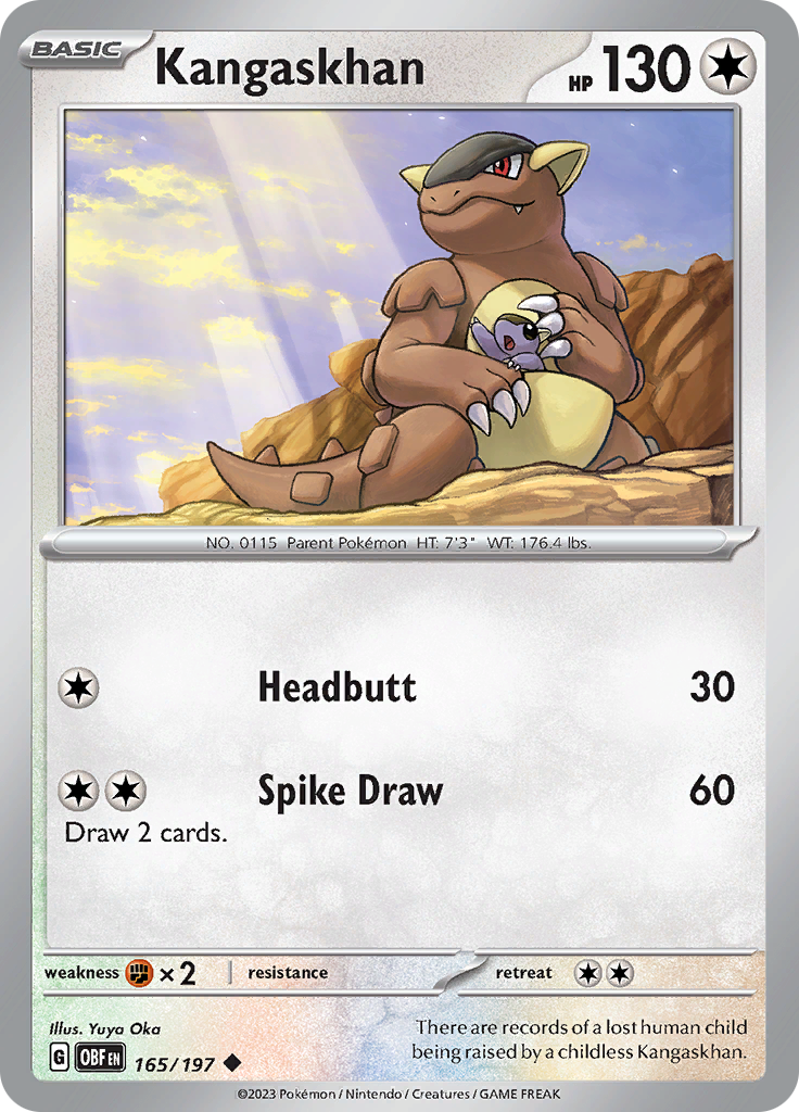 Kangaskhan (165/197) [Scarlet & Violet: Obsidian Flames] | Exor Games Truro