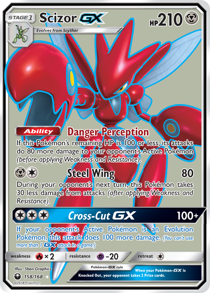 Scizor GX (158/168) [Sun & Moon: Celestial Storm] | Exor Games Truro