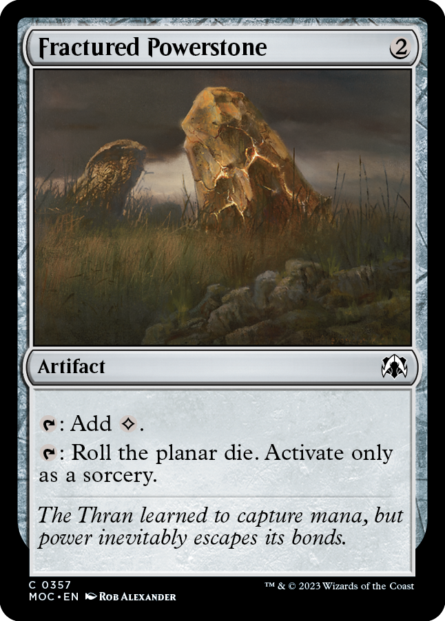 Fractured Powerstone [March of the Machine Commander] | Exor Games Truro