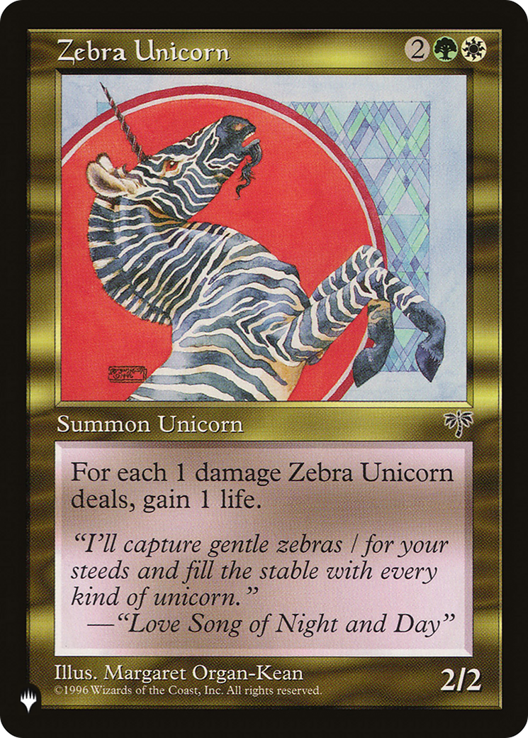 Zebra Unicorn [The List] | Exor Games Truro