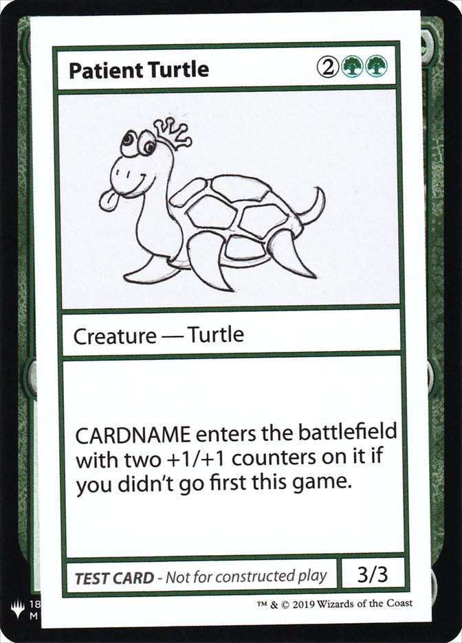 Patient Turtle [Mystery Booster Playtest Cards] | Exor Games Truro
