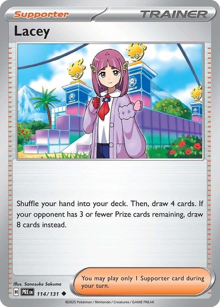 Lacey (114/131) [Scarlet & Violet: Prismatic Evolutions] | Exor Games Truro