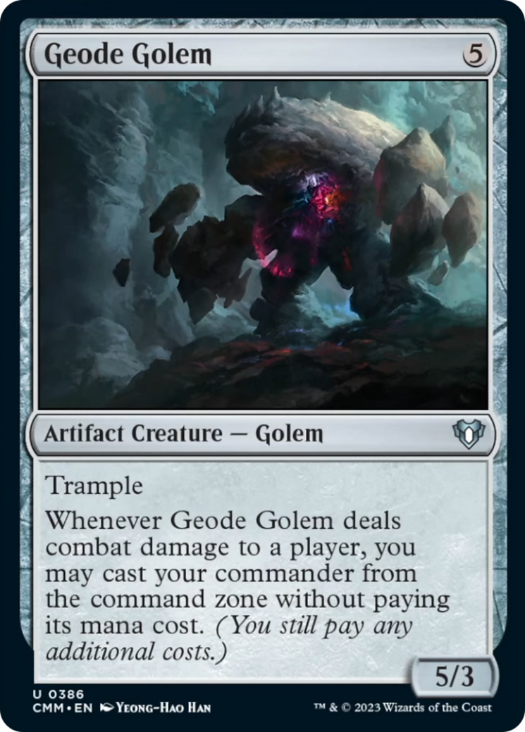 Geode Golem [Commander Masters] | Exor Games Truro