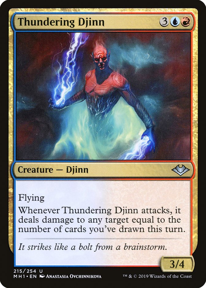 Thundering Djinn [Modern Horizons] | Exor Games Truro