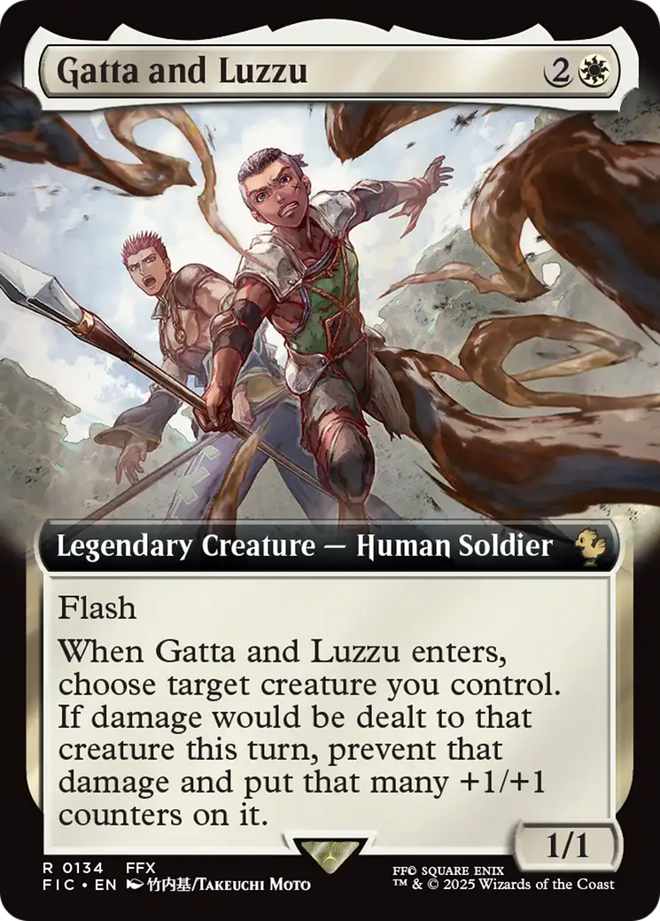 Gatta and Luzzu (Extended Art) [FINAL FANTASY Commander] | Exor Games Truro