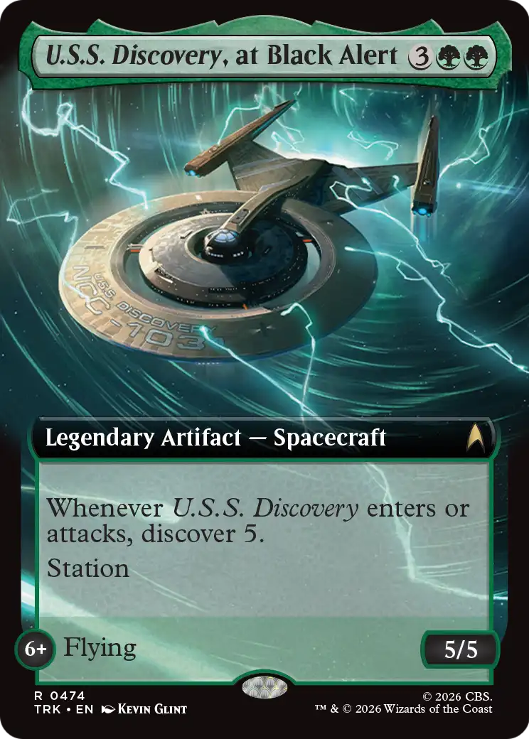 U.S.S. Discovery, at Black Alert (Extended Art) [Star Trek] | Exor Games Truro