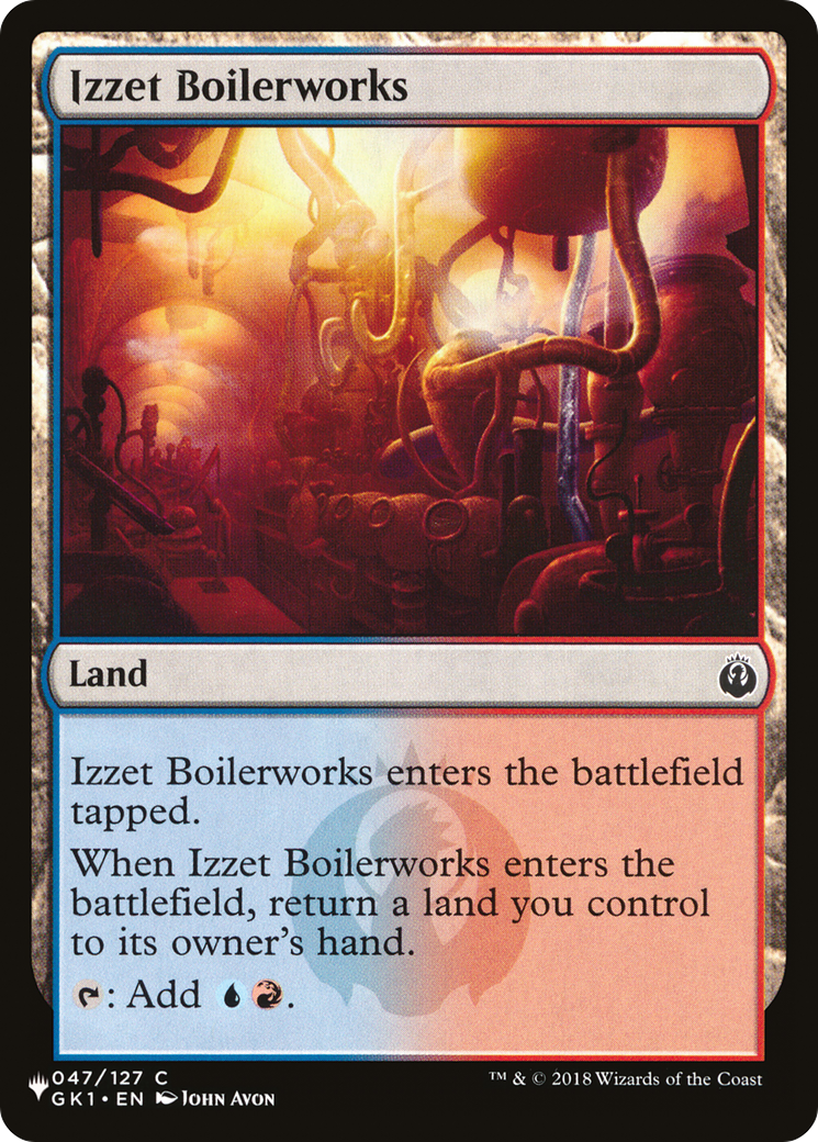 Izzet Boilerworks (GK1) [The List Reprints] | Exor Games Truro