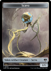 Servo // Elf Druid Double-Sided Token [Commander Masters Tokens] | Exor Games Truro