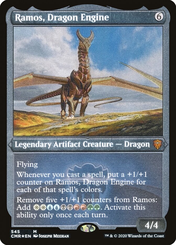 Ramos, Dragon Engine (Etched) [Commander Legends] | Exor Games Truro