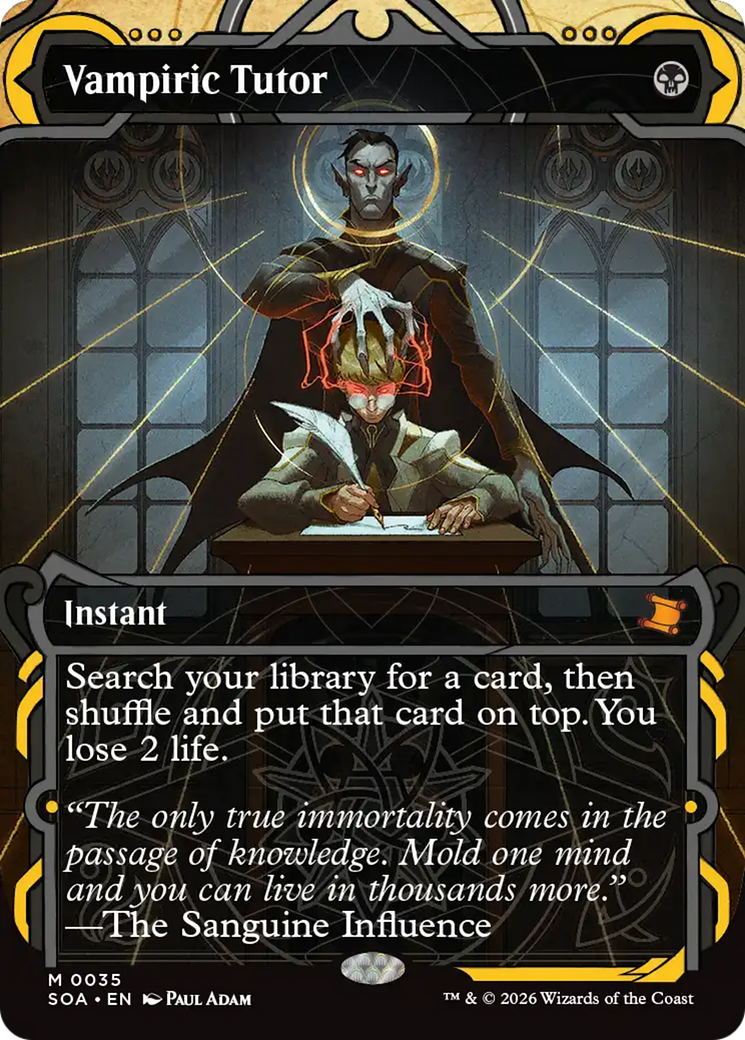 Vampiric Tutor [Secrets of Strixhaven: Mystical Archive] | Exor Games Truro