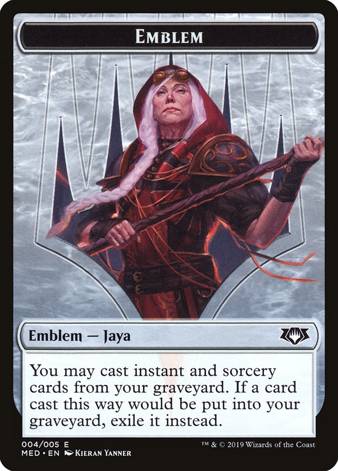 Jaya Ballard Emblem [Mythic Edition Tokens] | Exor Games Truro