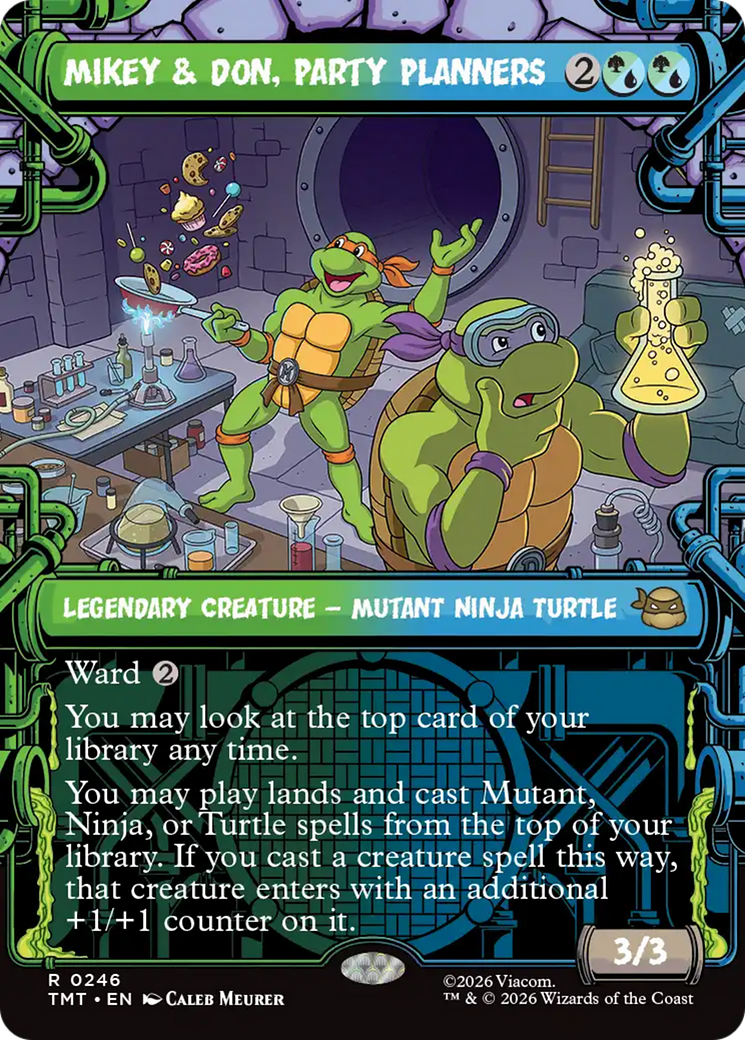 Mikey & Don, Party Planners (Showcase) [Teenage Mutant Ninja Turtles] | Exor Games Truro