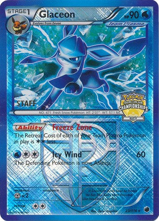 Glaceon (023/116) (City Championships) (Staff) [League & Championship Cards] | Exor Games Truro