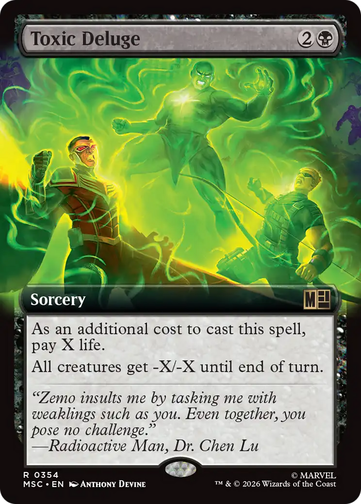 Toxic Deluge (Extended Art) [Marvel Super Heroes Commander] | Exor Games Truro