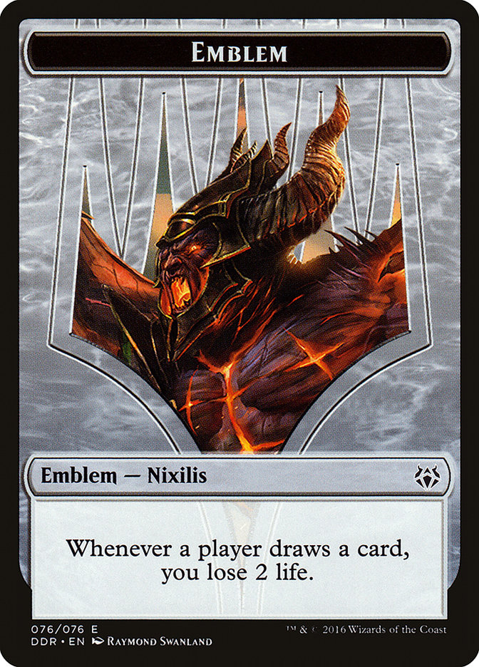 Ob Nixilis Reignited Emblem [Duel Decks: Nissa vs. Ob Nixilis] | Exor Games Truro