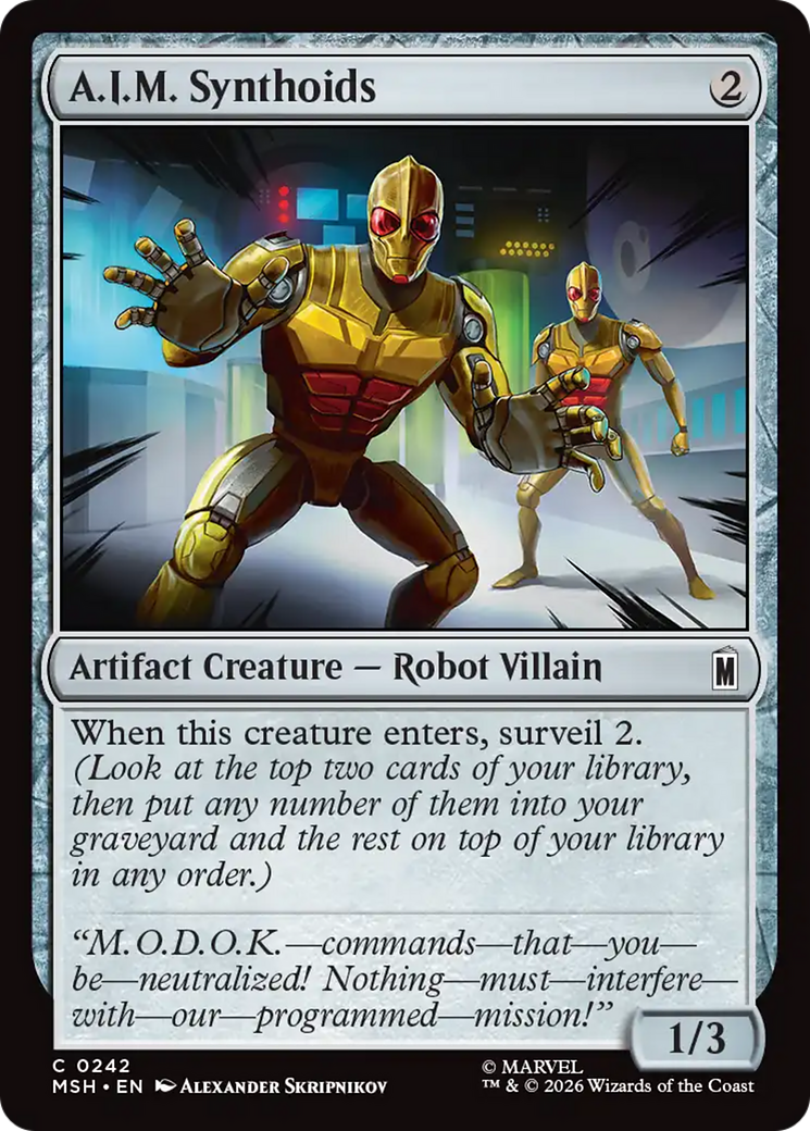 A.I.M. Synthoids [Marvel Super Heroes] | Exor Games Truro