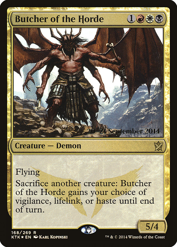 Butcher of the Horde [Khans of Tarkir Prerelease Promos] | Exor Games Truro