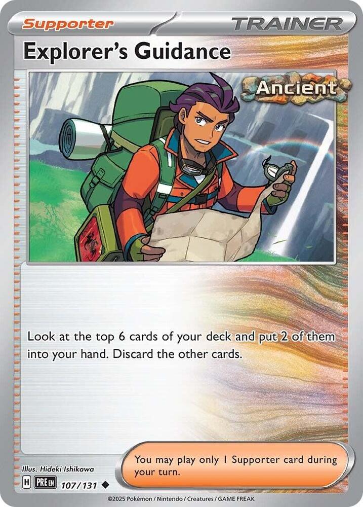 Explorer's Guidance (107/131) [Scarlet & Violet: Prismatic Evolutions] | Exor Games Truro