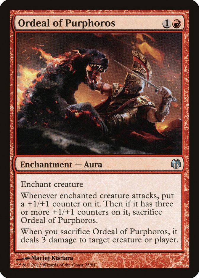 Ordeal of Purphoros [Duel Decks: Heroes vs. Monsters] | Exor Games Truro