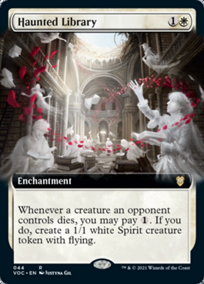 Haunted Library (Extended Art) [Innistrad: Crimson Vow Commander] | Exor Games Truro