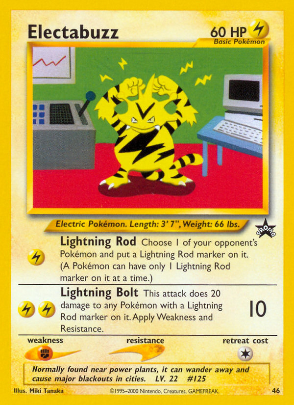 Electabuzz (46) [Wizards of the Coast: Black Star Promos] | Exor Games Truro